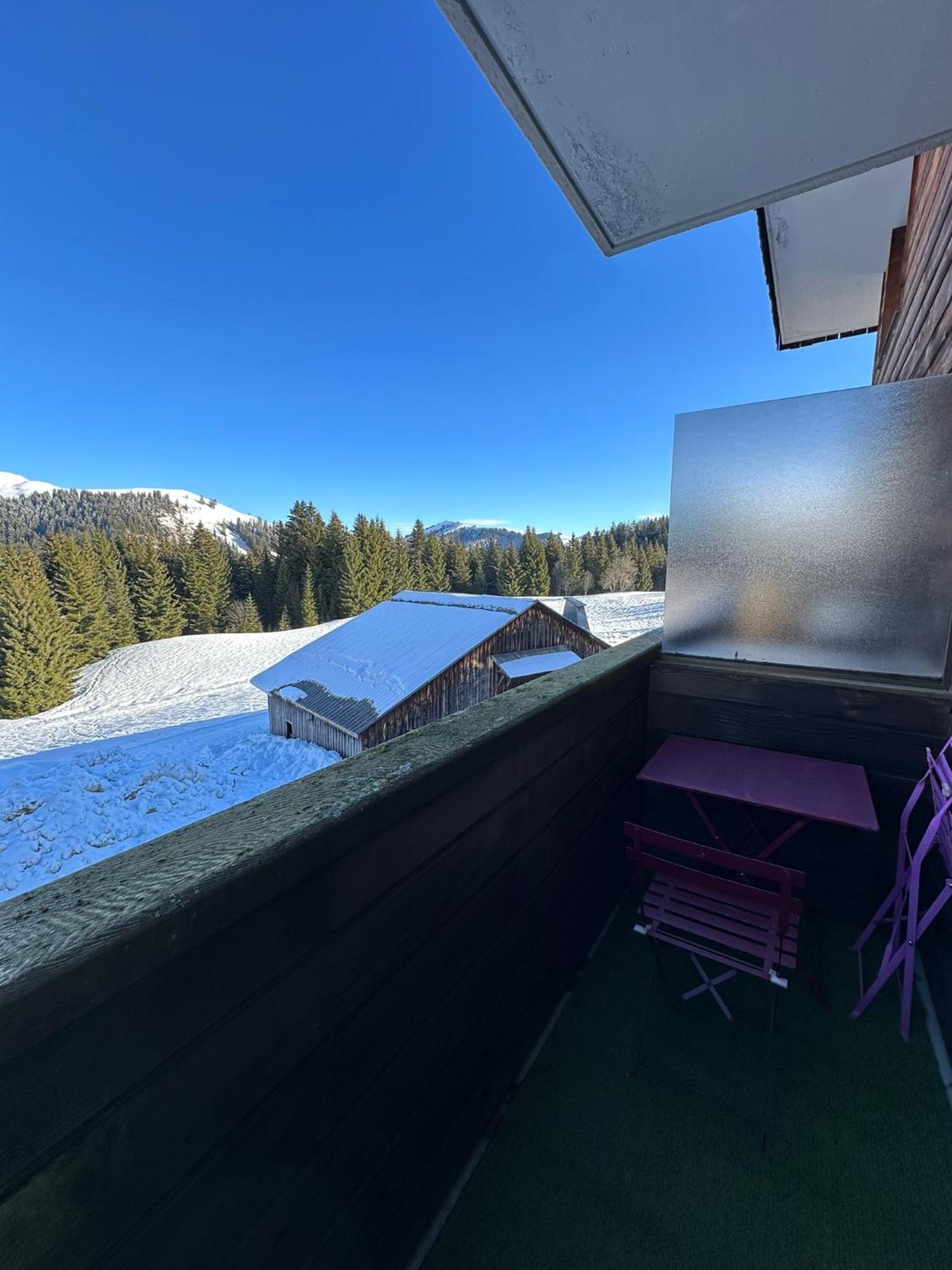 Studio Au Coeur Du Praz-De-Lys - Les Pralyssimes Le Praz de Lys Exteriér fotografie